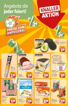 Wurst im REWE Prospekt "Dein Markt" mit 34 Seiten (Mönchengladbach)
