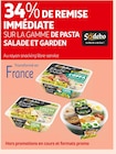 Promo 34% de remise immédiate sur la gamme de pasta salade et garden Sodebo à  dans le catalogue Auchan Supermarché à Golbey