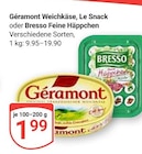 GLOBUS Koblenz - Géramont Weichkäse, Le Snack oder Feine Häppchen Angebot im Prospekt Géramont Weichkäse, Le Snack oder Feine Häppchen bei GLOBUS im Koblenz Prospekt für 1,99 €