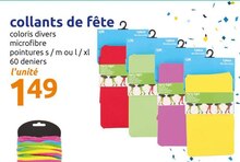 collants de fête - Action à Paris collants de fête en promo chez Action Paris à 1,49 €