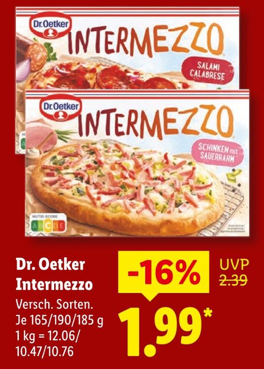 Intermezzo Schinken mit Sauerrahm