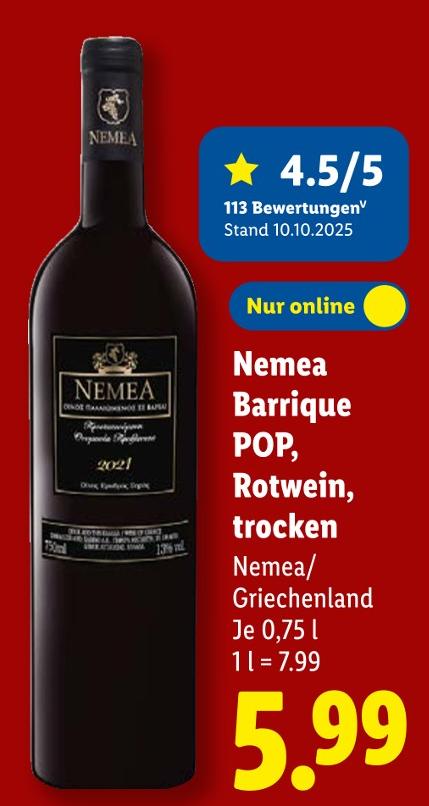 Barrique POP, Rotwein, trocken