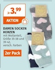 DAMEN SOCKEN HERZEN Angebote bei Müller Monheim für 3,99 €