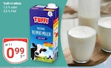 H-Milch 1,5 % Fett im Angebot bei GLOBUS in Erftstadt H-Milch 1,5 % Fett Angebote von Tuffi bei GLOBUS Erftstadt für 0,99 €