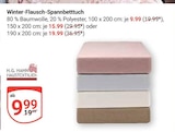 Winter-Flausch-Spannbetttuch im Angebot bei GLOBUS in Rüsselsheim Winter-Flausch-Spannbetttuch Angebote von H.G. Hahn Haustextilien bei GLOBUS Rüsselsheim für 9,99 €