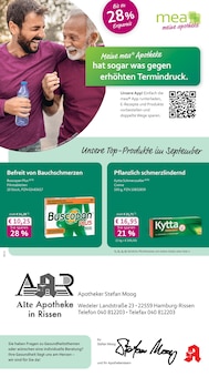Aktueller mea - meine apotheke Prospekt "Unsere September-Angebote" Seite 1 von 4 Seiten für Hamburg