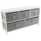 KOMMODE , 101/55/30 cm, 5 Schublade(n) von Carryhome im aktuellen XXXLutz Möbelhäuser Prospekt für 39,90 €