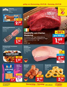 Steak im aktuellen Netto Marken-Discount Prospekt (Koblenz) Steak im Netto Marken-Discount Prospekt "Aktuelle Angebote" mit 73 Seiten (Koblenz)
