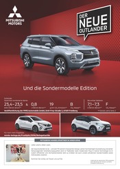 Aktueller Mitsubishi Werkstatt & Auto Prospekt in Dornum und Umgebung, "Mitsubishi Angebote" mit 8 Seiten, 22.03.2025 - 19.04.2025