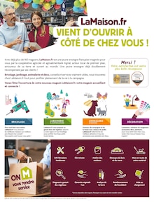 Prospectus LaMaison.fr à Nueil-les-Aubiers, "OUVERTURE ON M vous ouvrir grand nos portes !", 8 pages de promos valables du 04/03/2025 au 08/03/2025