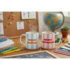 Mug "Merci maitresse/Merci maitre" en promo chez Carrefour Rosny-sous-Bois à 3,99 €