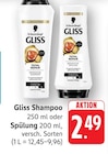 Gliss Shampoo Angebote von Schwarzkopf bei E center Filderstadt für 2,49 €