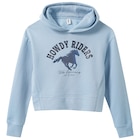 Oberbekleidung im Ernstings family Prospekt Mädchen Hoodie mit Pferde-Print im aktuellen Ernstings family Prospekt für 17,99 €