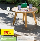 Table d'appoint en bois dans le catalogue Intermarché Hyper