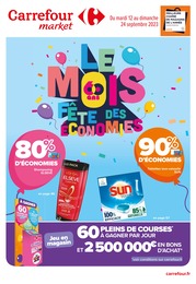 Catalogue Supermarchés de Carrefour Market à Bouglainval Prospectus Carrefour Market à Bouglainval, "Le mois fête des économies", 68 pages, 12/09/2023 - 24/09/2023