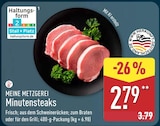 Minutensteaks im ALDI Nord Prospekt Minutensteaks von MEINE METZGEREI im aktuellen ALDI Nord Prospekt für 2,79 €
