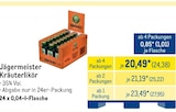 Kräuterlikör von Jägermeister im aktuellen METRO Prospekt für 24,38 €