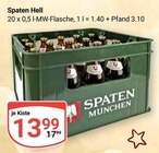 Hell im Angebot bei GLOBUS in Rodgau Hell Angebote von Spaten bei GLOBUS Rodgau für 13,99 €