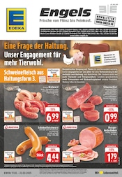 Aktueller EDEKA Prospekt mit Bratwurst, "Aktuelle Angebote", Seite 1