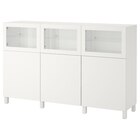 Aufbewahrung mit Türen weiß Lappviken/Sindvik Klarglas weiß von BESTÅ für 485,00 € bei IKEA im Angebot Aufbewahrung mit Türen weiß Lappviken/Sindvik Klarglas weiß von BESTÅ im aktuellen IKEA Prospekt