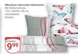 Aktuelles Mikrofaser-Seersucker-Bettwäsche Angebot bei GLOBUS in Wiesbaden ab 9,99 €