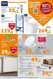 WC im Globus-Baumarkt Prospekt in Bietigheim-Bissingen Aktueller Globus-Baumarkt Prospekt mit WC, "Immer eine Idee besser", Seite 7