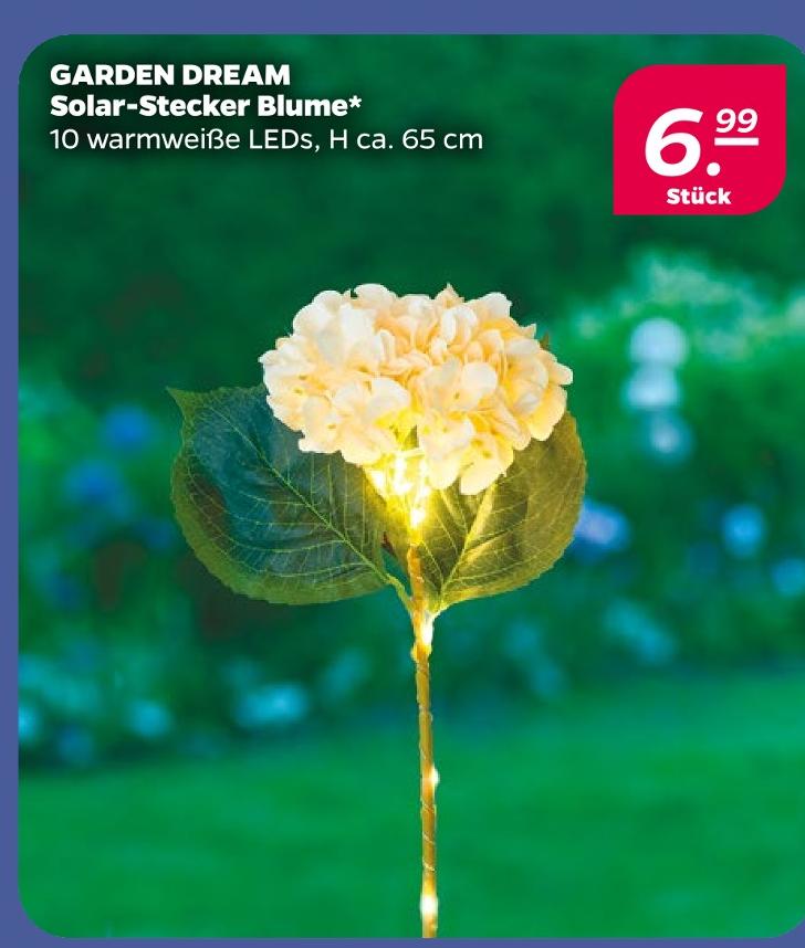 Solar-Stecker Blume