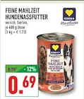 Feine Mahlzeit Hundenassfutter Angebote von Edeka Herzstück bei Marktkauf Gütersloh für 0,69 €