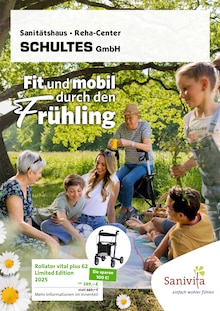 Aktueller Schultes GmbH Prospekt "Fit und mobil durch den Frühling" Seite 1 von 6 Seiten für Merzenich