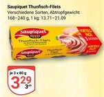 Thunfisch-Filets Angebote von Saupiquet bei GLOBUS Amberg für 3,29 €