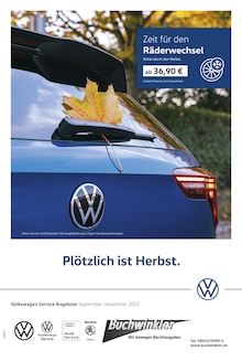 Aktueller Volkswagen Prospekt "Herbstliche Angebote." Seite 1 von 1 Seite für Berchtesgaden