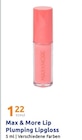 Lip Plumping Lipgloss von MAX & MORE im aktuellen Action Prospekt für 1,22 €