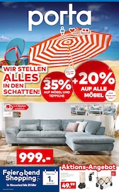 Aktueller porta Möbel Prospekt mit Couch, "Besser gleich zu porta.", Seite 1