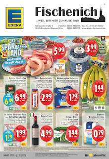 EDEKA Prospekt der Woche "Aktuelle Angebote" Seite 1, 17.11.2025 bis 22.11.2025 für Bergheim Aktueller EDEKA Prospekt "Aktuelle Angebote" Seite 1 von 24 Seiten für Bergheim