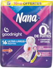 SERVIETTES HYGIENIQUES  NANA - NANA dans le catalogue Auchan Hypermarché