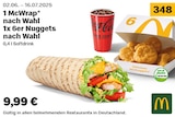 348 von McDonald's für 9,99 € bei McDonalds im Angebot 348 von McDonald's im aktuellen McDonalds Prospekt