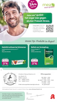 mea - meine apotheke Prospekt der KW 32 "Unsere August-Angebote" Aktueller mea - meine apotheke Prospekt "Unsere August-Angebote" Seite 1 von 4 Seiten