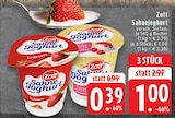 Aktuelles Sahnejoghurt Erdbeere Angebot bei EDEKA in Mönchengladbach ab 0,39 €