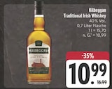 Traditional Irish Whiskey Angebote von Kilbeggan bei EDEKA Erlangen für 10,99 €