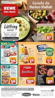 REWE Isselburg Prospekt der aktuellen Woche, gültig von 20.10.2025 bis 25.10.2025 Aktueller REWE Isselburg Prospekt "Dein Markt" mit 33 Seiten
