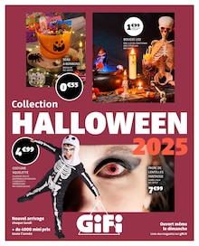 Prospectus Gifi de la semaine "HALLOWEEN Collection 2025" avec 1 pages, valide du 30/09/2025 au 03/11/2025 pour Bias et alentours