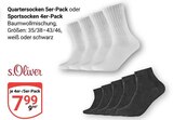 Quartersocken im Angebot bei GLOBUS in Kaiserslautern Quartersocken Angebote von s.Oliver bei GLOBUS Kaiserslautern für 7,99 €