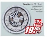 Wanduhr im Angebot bei Möbel AS in Ettlingen Wanduhr Angebote bei Möbel AS Ettlingen für 19,95 €