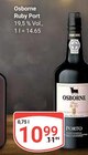 Ruby Port Angebote von Osborne bei GLOBUS Mannheim für 10,99 €