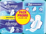 SERVIETTES HYGIÉNIQUES - Always en promo chez Intermarché SERVIETTES HYGIÉNIQUES - Always dans le catalogue Intermarché