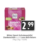 Schokowürfel Dankeschön Angebote von Ritter Sport bei Hieber Freiburg für 2,99 €