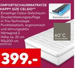 Komfortschaummatratze Happy Size Celsio für 399,00 € bei porta Möbel im Angebot Komfortschaummatratze Happy Size Celsio im aktuellen porta Möbel Prospekt