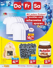 Nutella im Netto Marken-Discount Prospekt "Aktuelle Angebote" mit 59 Seiten (Rostock)