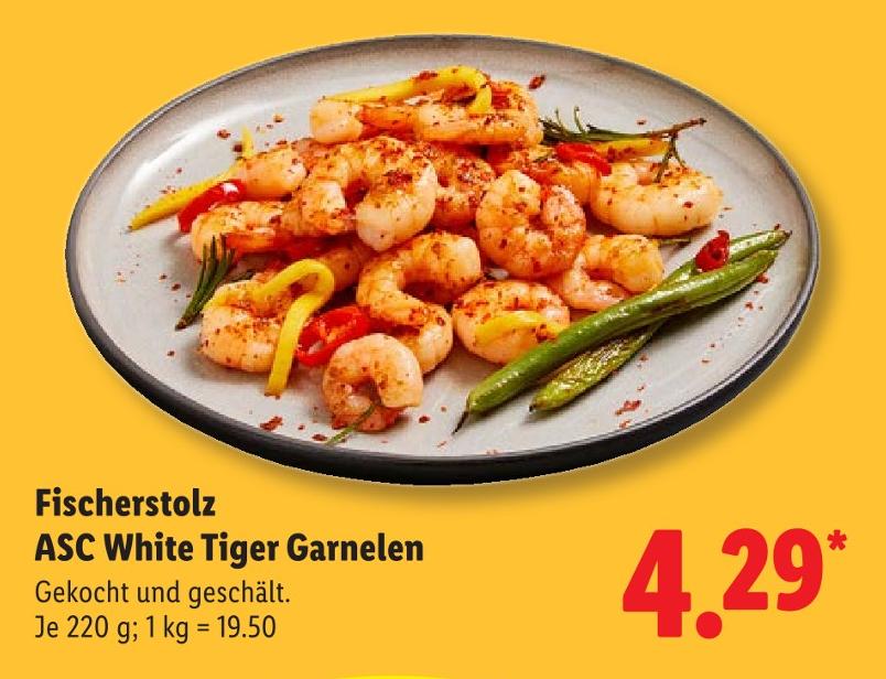 ASC White Tiger Garnelen