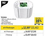 Schalen im aktuellen Metro Prospekt für 15,46 €